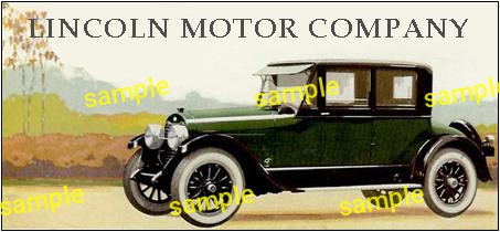 1924-1925 Automobiles