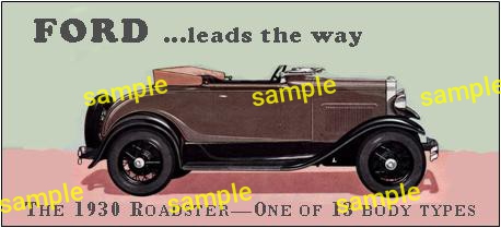 1930 Automobiles