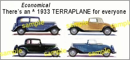 1933-1934 Automobiles