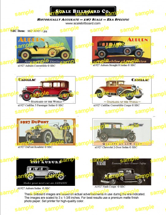 1927 Automobiles