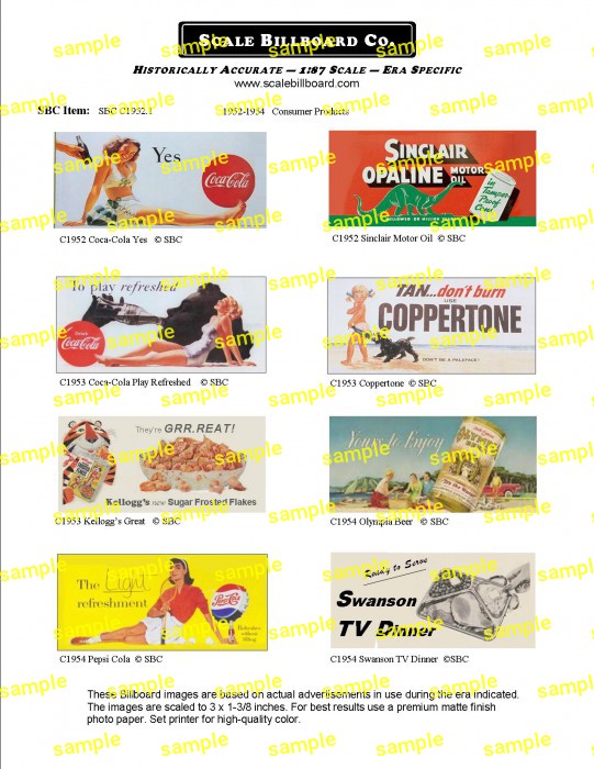 1952 Consumer Products